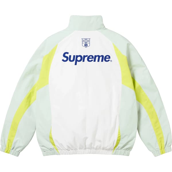 Supreme S Logo Track Jacket - Light Mint (front)
