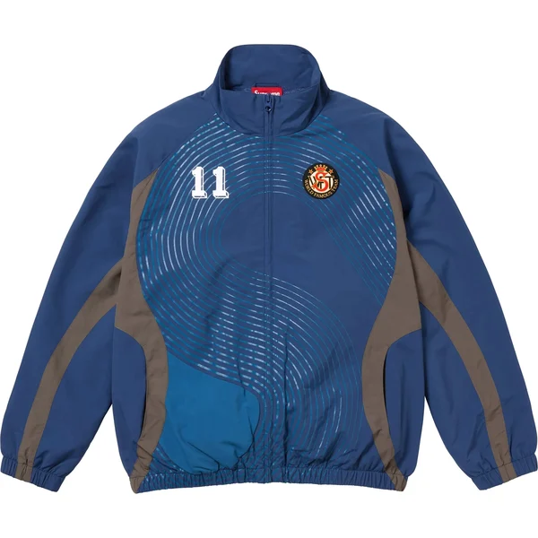 Supreme S Logo Track Jacket - Navy (front)