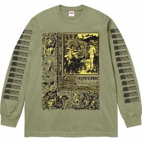 Supreme Saint Sebastian L/S Tee Light Olive
