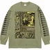 Supreme Saint Sebastian L/S Tee - Light Olive (front)
