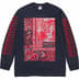 Supreme Saint Sebastian L/S Tee - Navy (front)