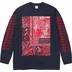 Supreme Saint Sebastian L/S Tee - Navy (front)