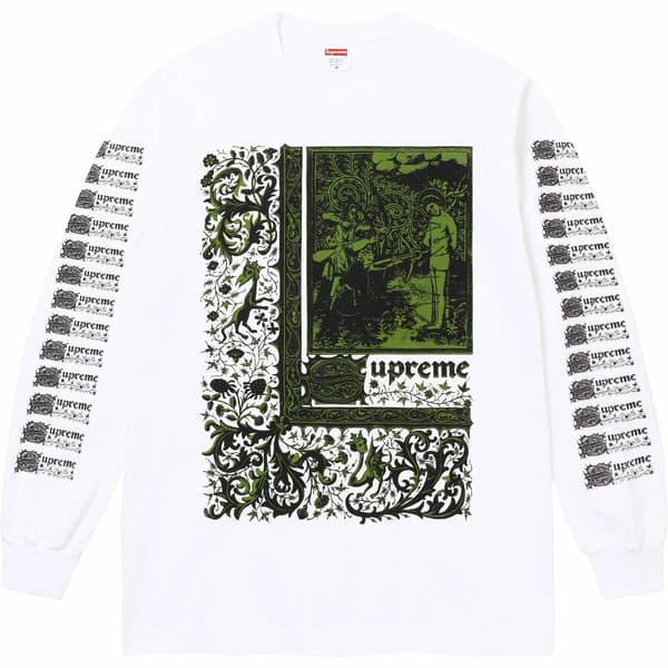Supreme Saint Sebastian L/S Tee - White (front)
