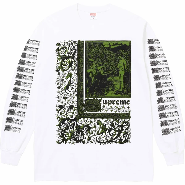 Supreme Saint Sebastian L/S Tee - White (front)