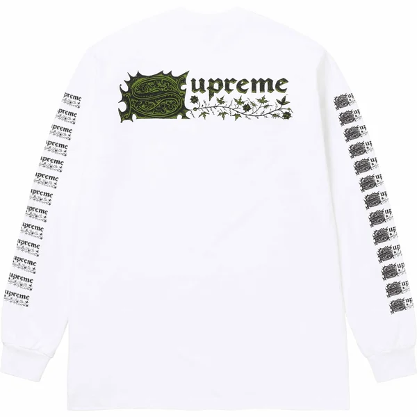 Supreme Saint Sebastian L/S Tee - White (front)