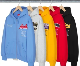 Supreme Salvation Zip Up Hooded Sweatshirt