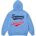 Supreme Salvation Zip Up Hooded Sweatshirt - Light Blue (front)