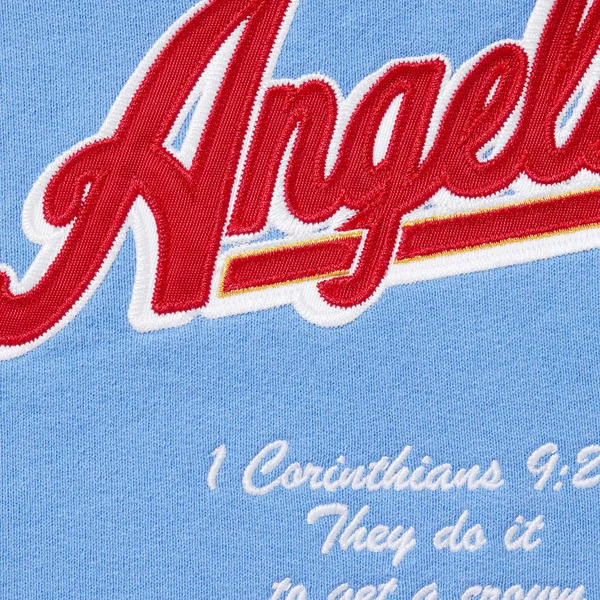 Supreme Salvation Zip Up Hooded Sweatshirt - Light Blue (front)