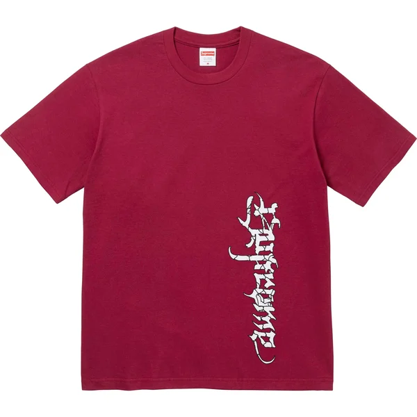 Supreme Satan Tee - Cardinal (front)