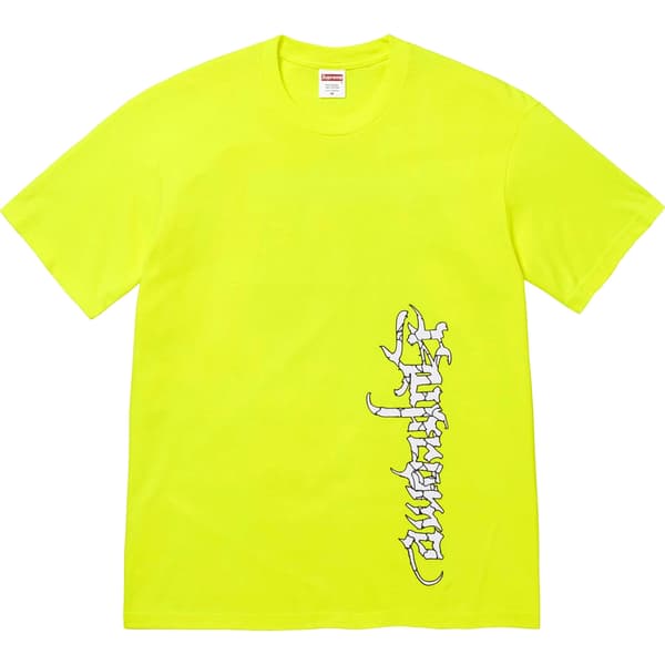 Supreme Satan Tee - Fluorescent Yellow (front)