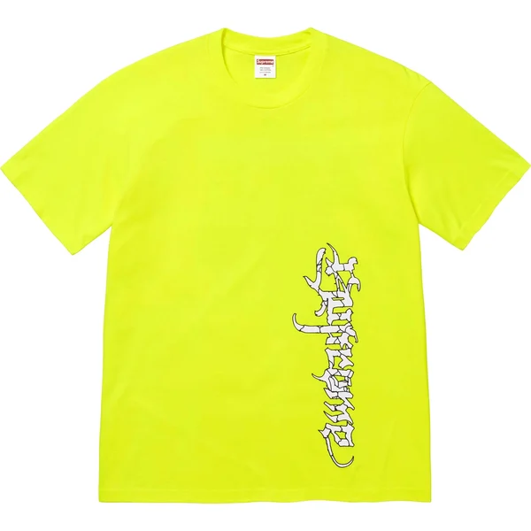 Supreme Satan Tee - Fluorescent Yellow (front)
