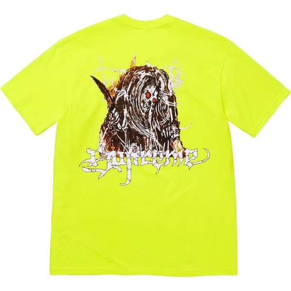 Supreme Satan Tee - Fluorescent Yellow (front)