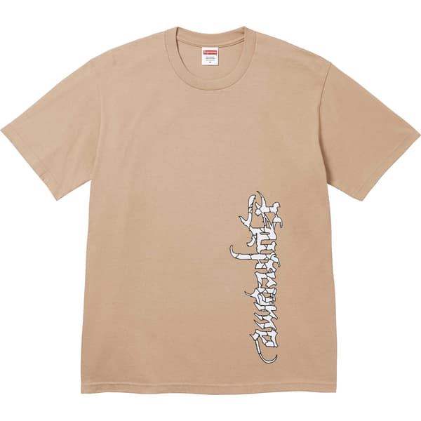 Supreme Satan Tee - Khaki (front)