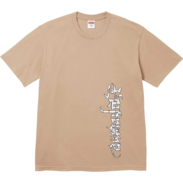 Supreme Satan Tee - Khaki (front)