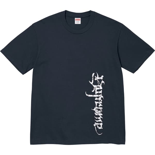 Supreme Satan Tee - Navy (front)