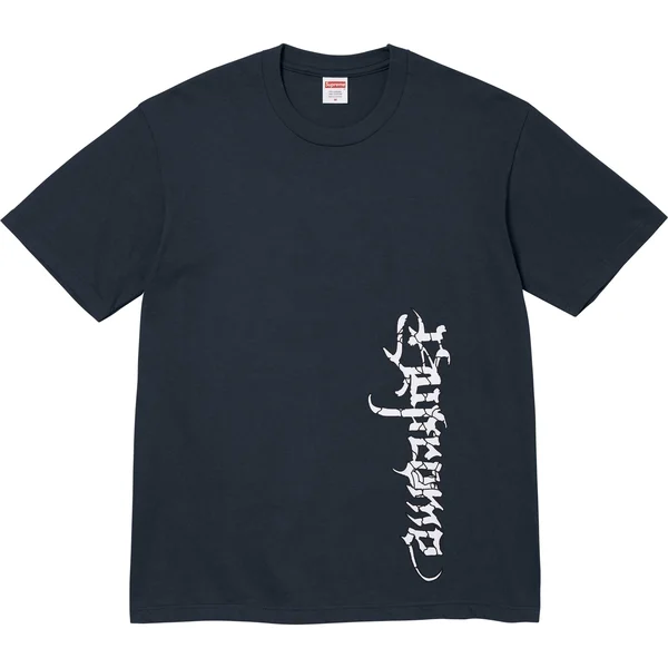 Supreme Satan Tee - Navy (front)