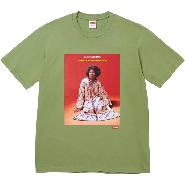 Supreme Satchidananda Tee - Moss (front)