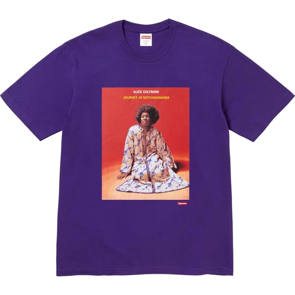 Supreme Satchidananda Tee - Purple (front)