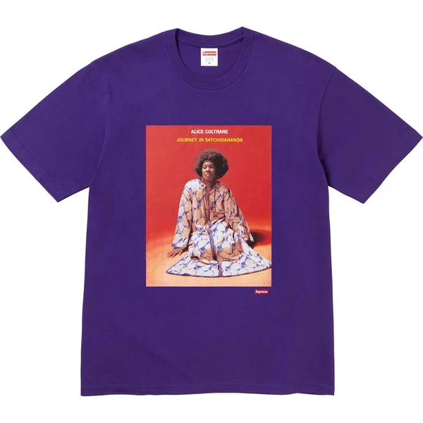 Supreme Satchidananda Tee - Purple (front)