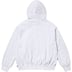 Supreme Satin Appliqué Hooded Sweatshirt - Ash Grey (front)