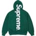 Supreme Satin Appliqué Hooded Sweatshirt - Dark Green (front)