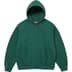Supreme Satin Appliqué Hooded Sweatshirt - Dark Green (front)