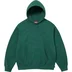 Supreme Satin Appliqué Hooded Sweatshirt - Dark Green (front)