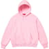 Supreme Satin Appliqué Hooded Sweatshirt - Light Pink (front)