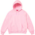 Supreme Satin Appliqué Hooded Sweatshirt - Light Pink (front)