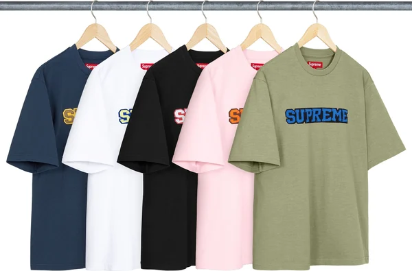 Supreme Satin Appliqué S/S Top - Product Image