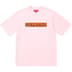 Supreme Satin Appliqué S/S Top - Light Pink (front)