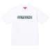 Supreme Satin Appliqué S/S Top - White (front)