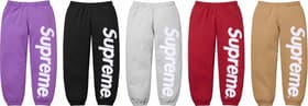 Supreme Satin Appliqué Sweatpant