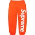 Supreme Satin Appliqué Sweatpant - Bright Orange (front)