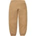 Supreme Satin Appliqué Sweatpant - Light Tan (front)