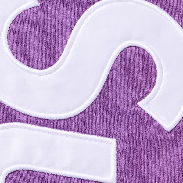 Supreme Satin Appliqué Sweatpant - Violet (front)