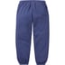Supreme Satin Appliqué Sweatpant - Washed Navy (front)