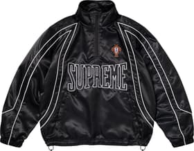 Supreme Satin Piping Pullover Black