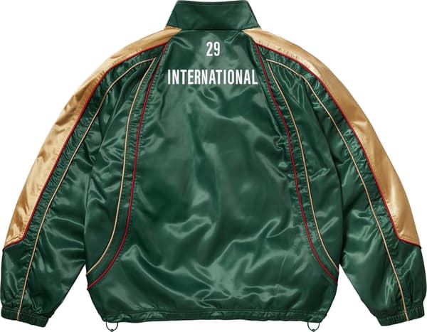 Supreme Satin Piping Pullover - Green (front)