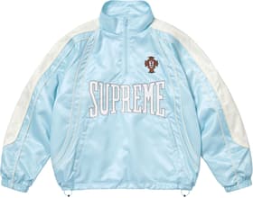 Supreme Satin Piping Pullover Light Blue
