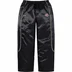 Supreme Satin Track Pant - Black (front)