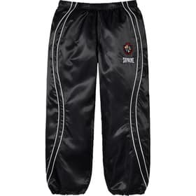 Supreme Satin Track Pant Black
