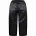 Supreme Satin Track Pant - Black (front)