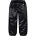 Supreme Satin Track Pant - Black (front)