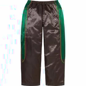 Supreme Satin Track Pant Brown