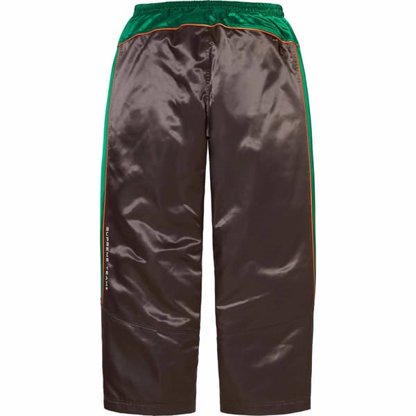 Supreme Satin Track Pant - Brown (front)