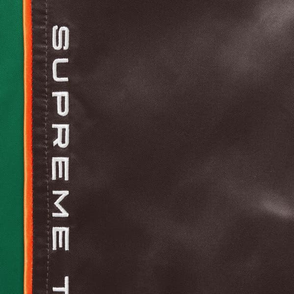 Supreme Satin Track Pant - Brown (front)