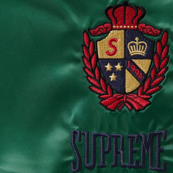 Supreme Satin Track Pant - Green (front)