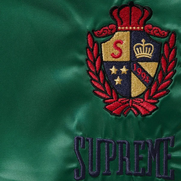 Supreme Satin Track Pant - Green (front)