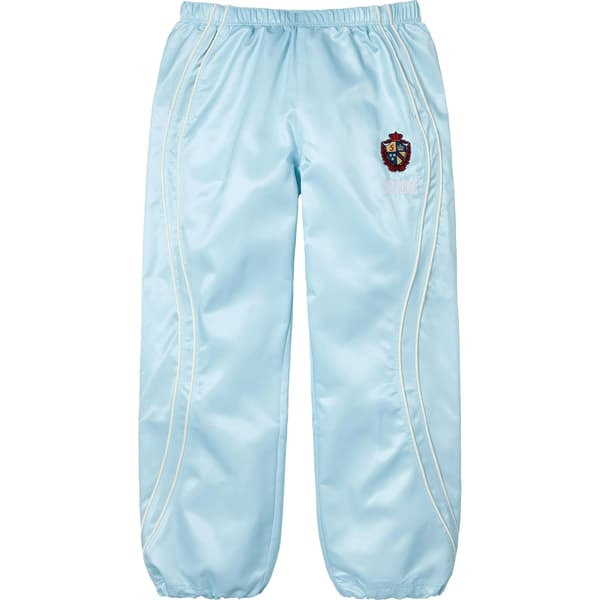 Supreme Satin Track Pant - Light Blue (front)
